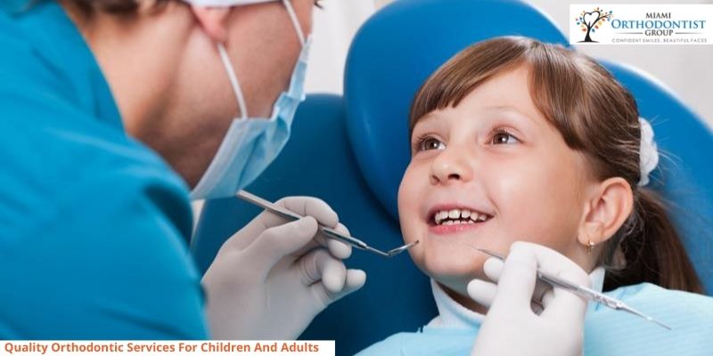 Regular Orthodontist visit for child.
